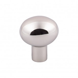 Top Knobs M2067 Aspen II Small Egg Knob 1 3/16 Inch Polished Nickel